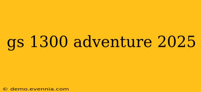 gs 1300 adventure 2025