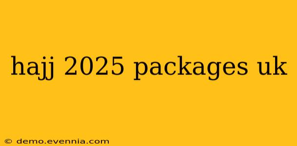 hajj 2025 packages uk