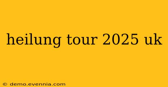 heilung tour 2025 uk