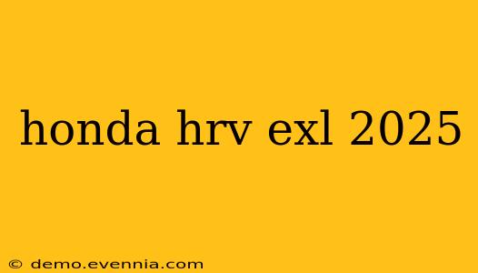 honda hrv exl 2025