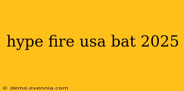 hype fire usa bat 2025