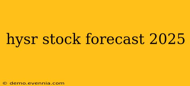 hysr stock forecast 2025