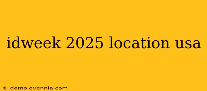 idweek 2025 location usa