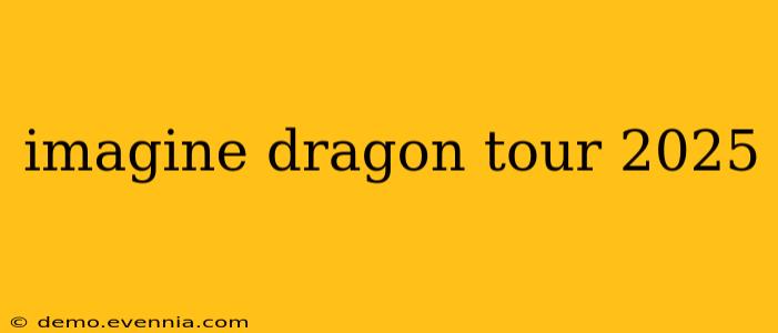 imagine dragon tour 2025