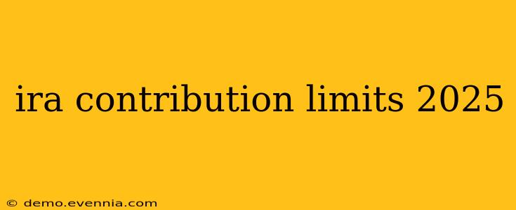 ira contribution limits 2025