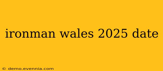 ironman wales 2025 date