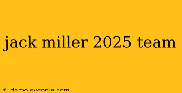 jack miller 2025 team