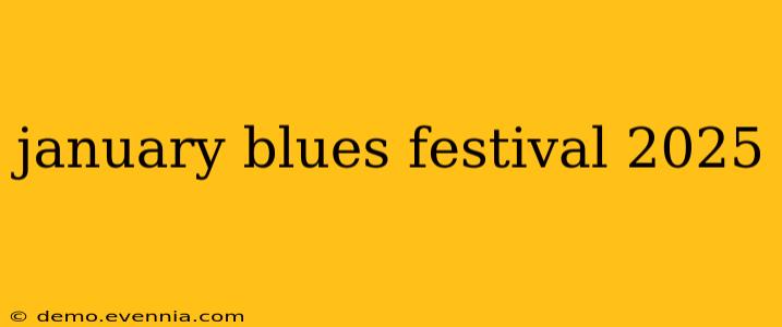 january blues festival 2025