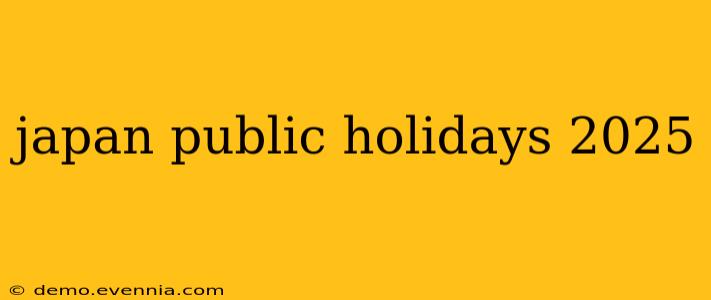 japan public holidays 2025