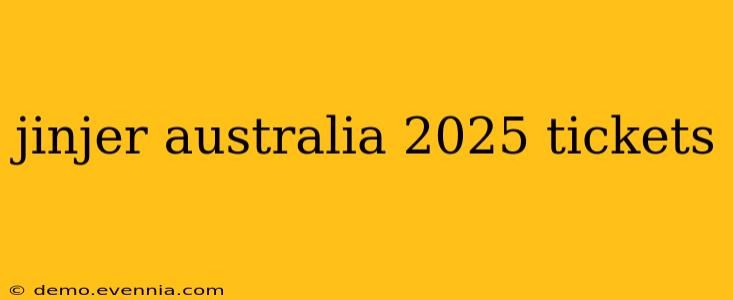 jinjer australia 2025 tickets