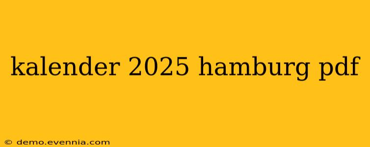 kalender 2025 hamburg pdf