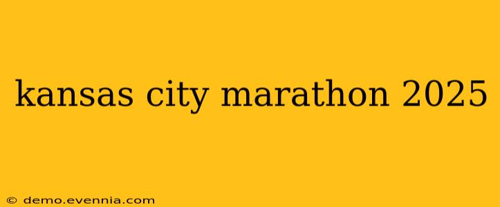 kansas city marathon 2025