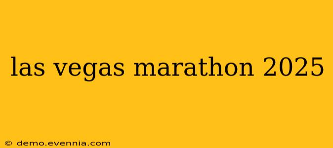 las vegas marathon 2025