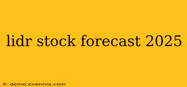 lidr stock forecast 2025