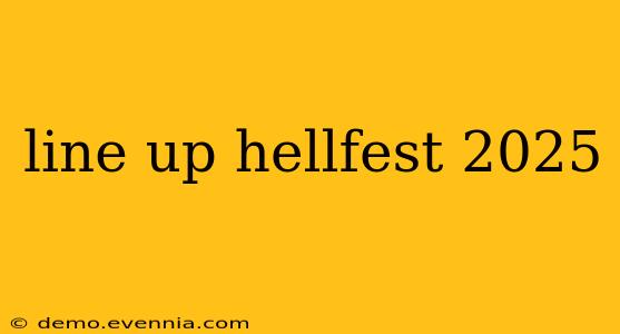 line up hellfest 2025