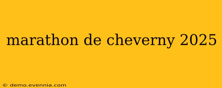 marathon de cheverny 2025