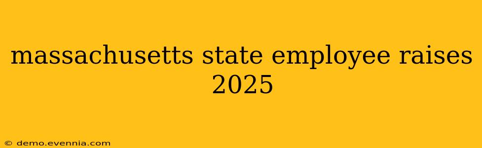 massachusetts state employee raises 2025