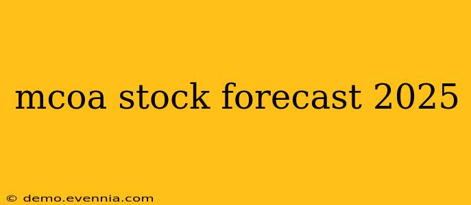 mcoa stock forecast 2025