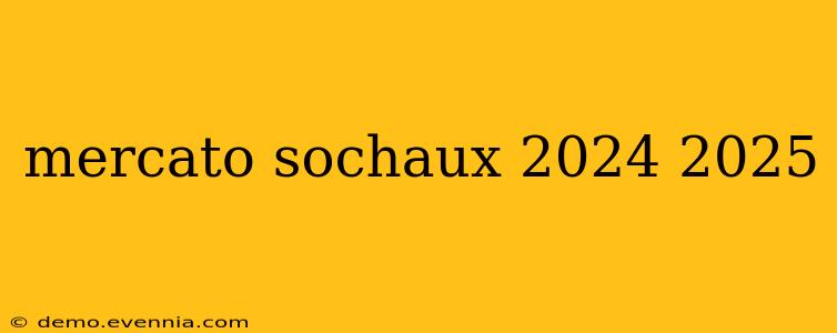 mercato sochaux 2024 2025