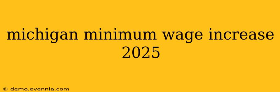 michigan minimum wage increase 2025