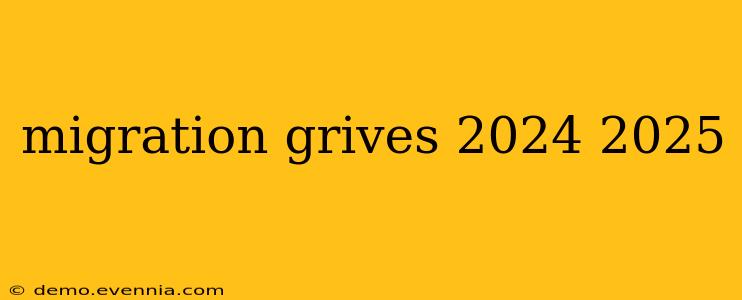 migration grives 2024 2025