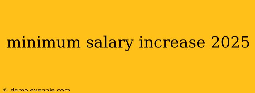 minimum salary increase 2025