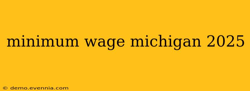 minimum wage michigan 2025