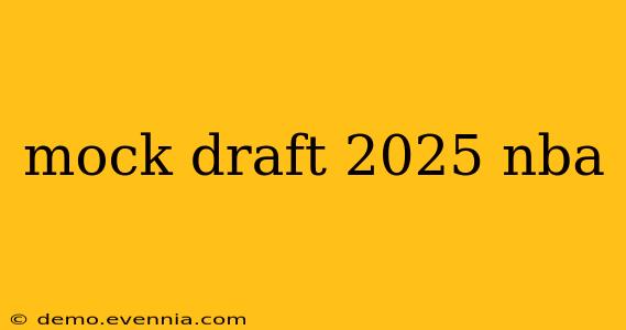 mock draft 2025 nba