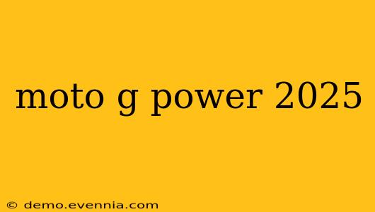 moto g power 2025