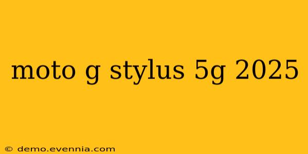 moto g stylus 5g 2025