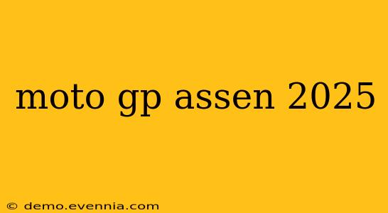 moto gp assen 2025