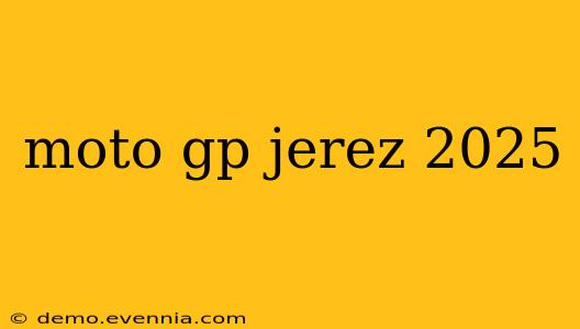 moto gp jerez 2025