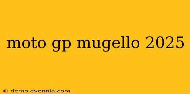 moto gp mugello 2025