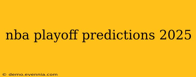 nba playoff predictions 2025