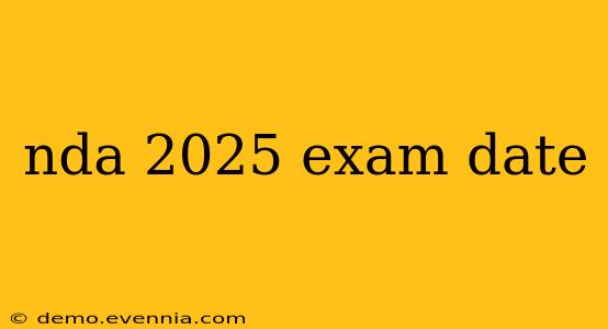 nda 2025 exam date