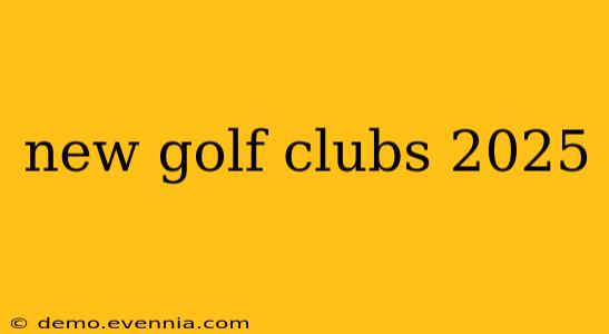 new golf clubs 2025