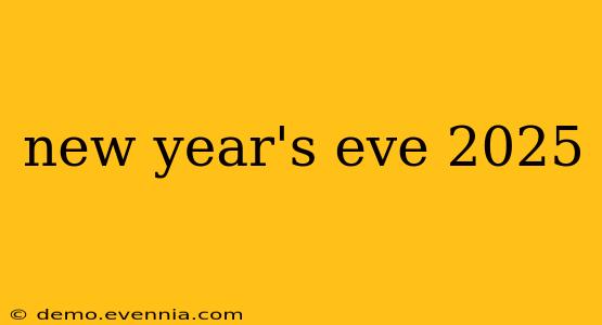 new year's eve 2025