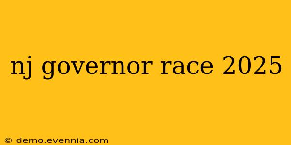 nj governor race 2025