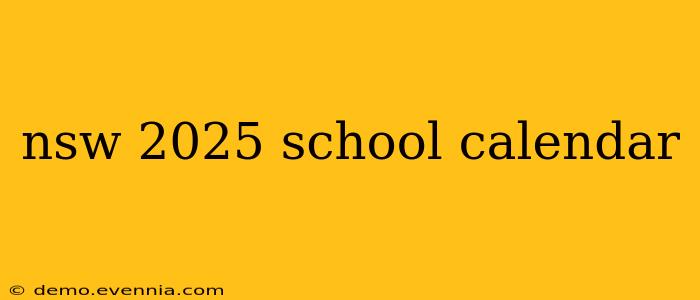 nsw 2025 school calendar