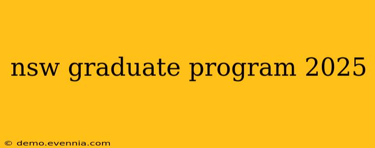 nsw graduate program 2025