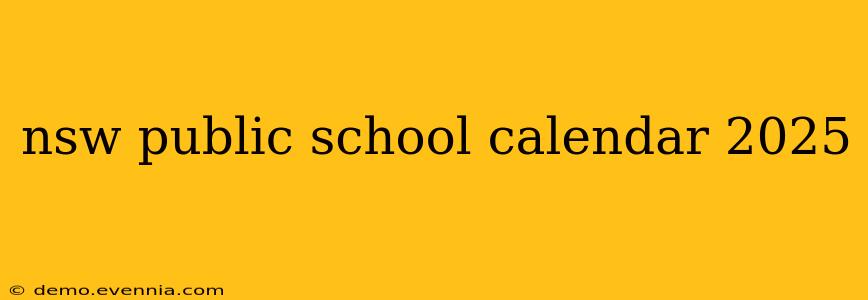 nsw public school calendar 2025