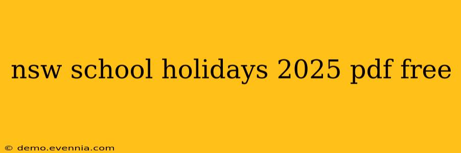 nsw school holidays 2025 pdf free