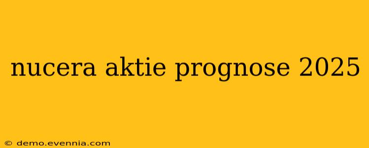 nucera aktie prognose 2025