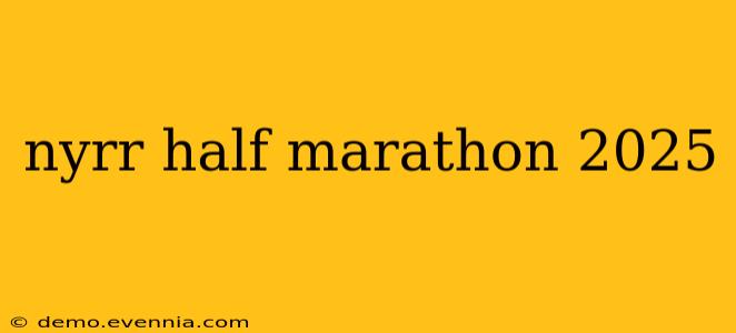 nyrr half marathon 2025