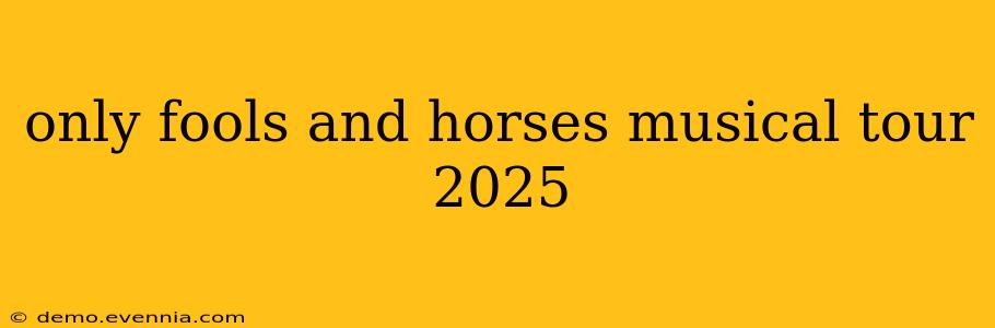 only fools and horses musical tour 2025