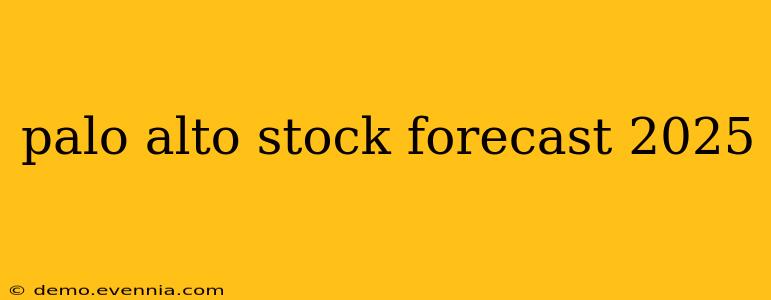 palo alto stock forecast 2025