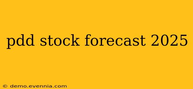 pdd stock forecast 2025