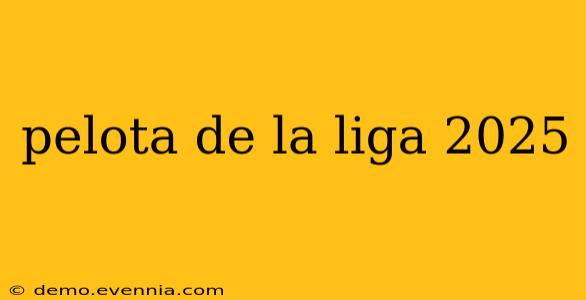 pelota de la liga 2025