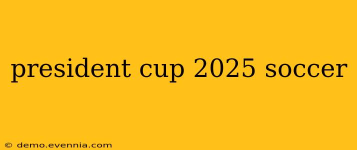 president cup 2025 soccer