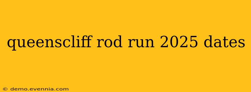 queenscliff rod run 2025 dates